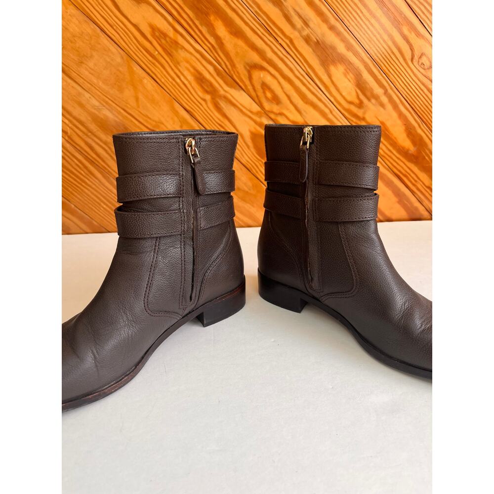 Tory Burch Gemini Link Leather Chelsea Ankle Boot 8.5 - Picture 5 of 8